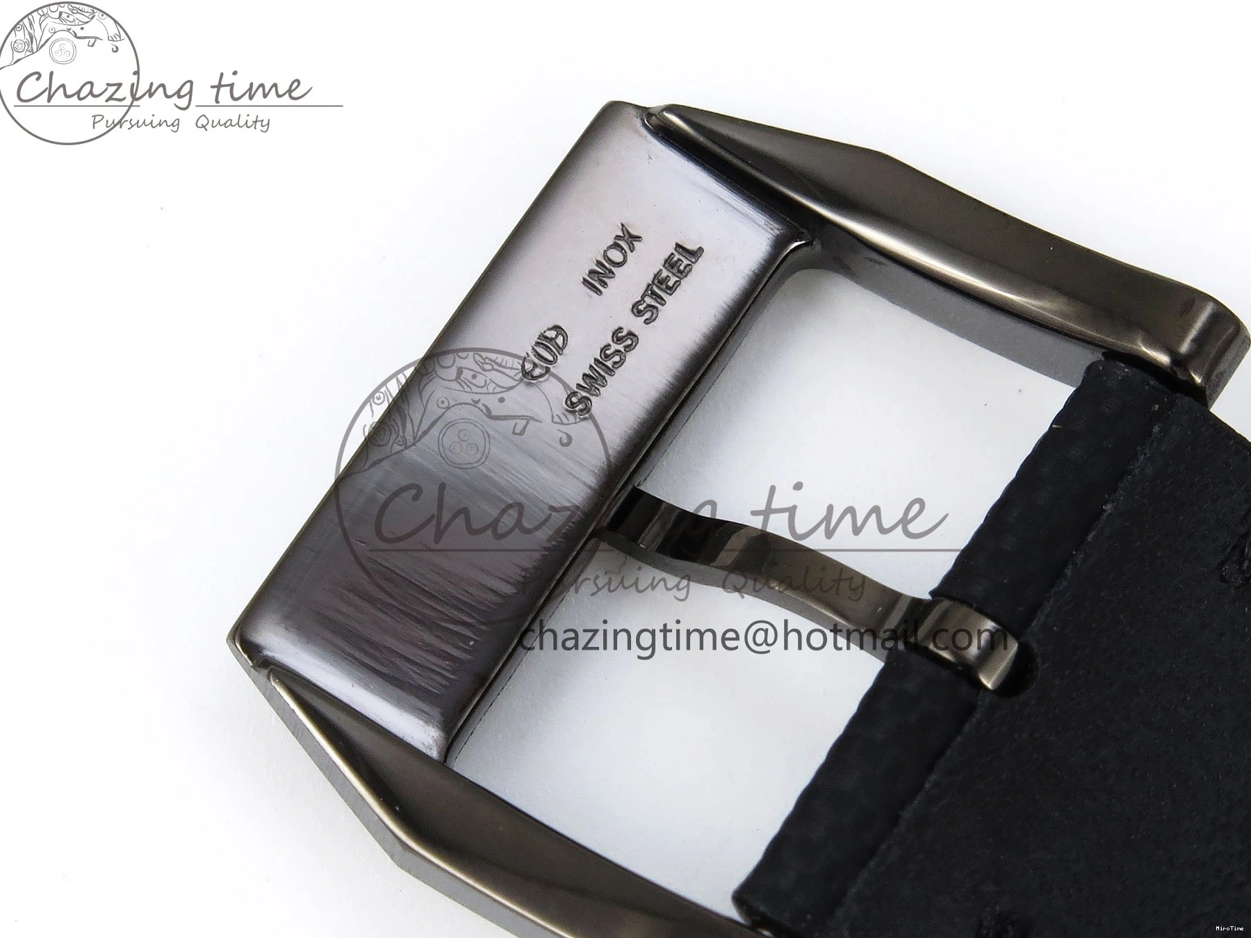 MIROTIME 0129 Pilot Black Ace BLSF 1:1 Best Edition White Lume Dial on Black Nylon Strap MIYOTA OnTrend 7021